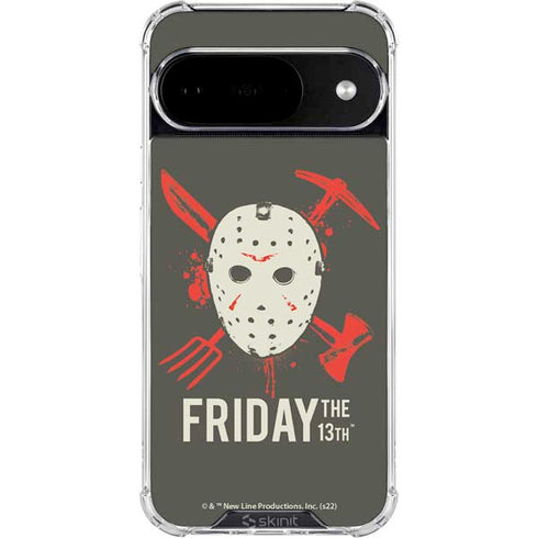 Warner Bros Friday the 13th Jason Voorhees Mask Google Pixel 10 Clear Case